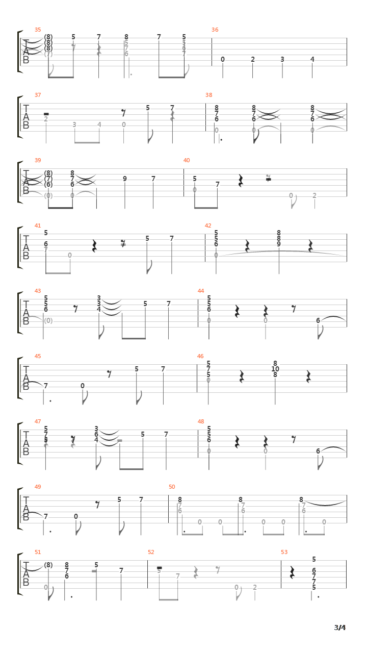 Spanish Guitar Blues吉他谱