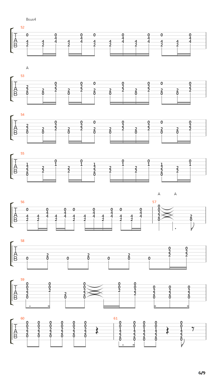 how you get the girl吉他谱