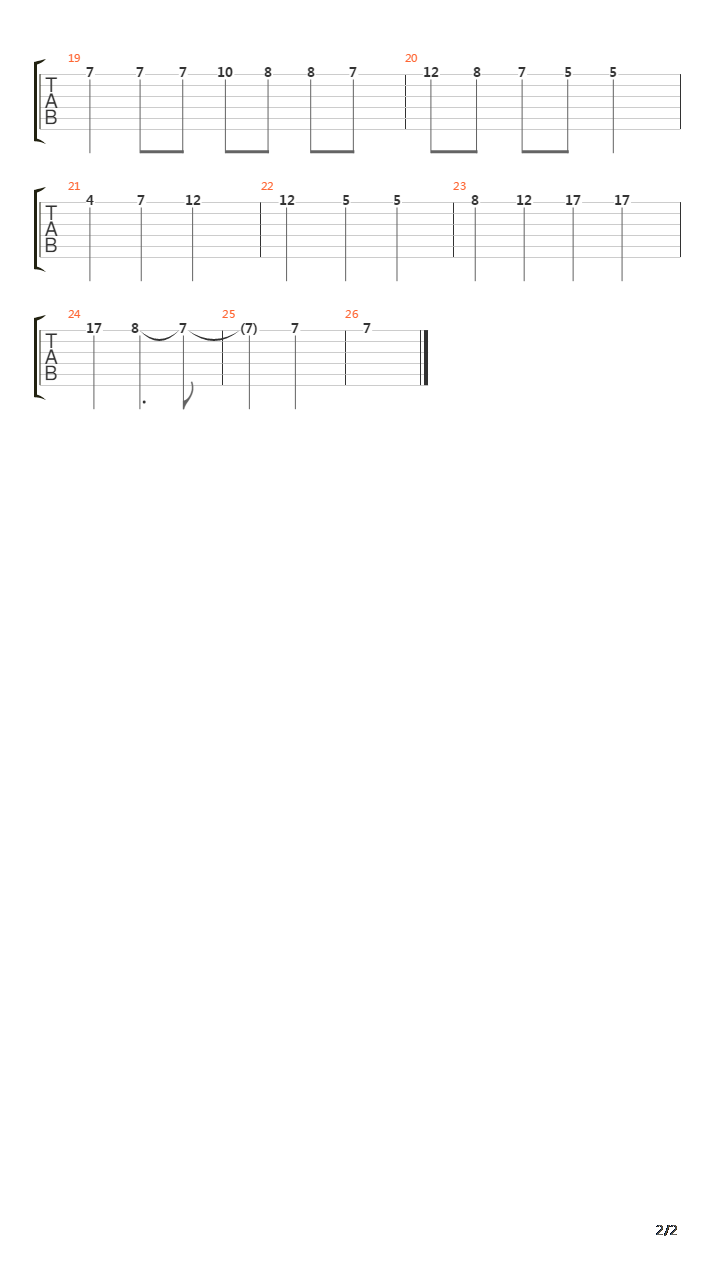 Concerto In E Minor Part A吉他谱