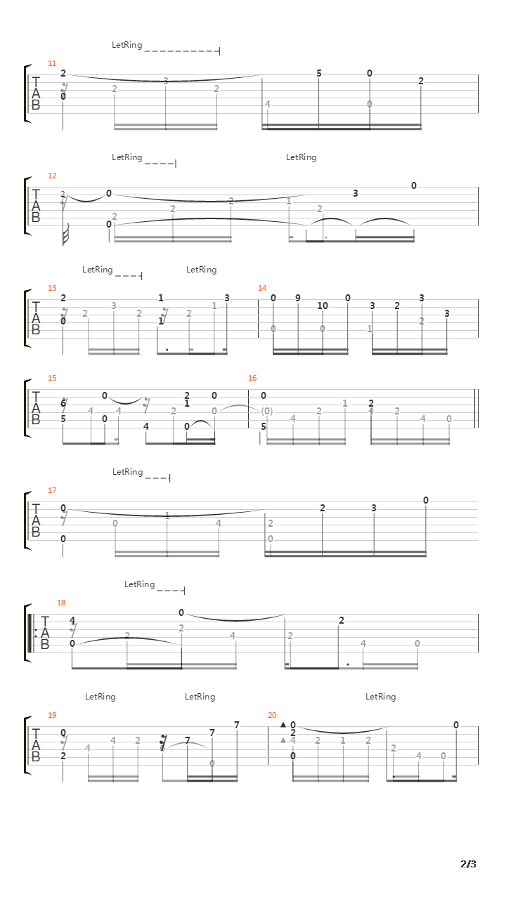 Chanson Pour Delphine吉他谱