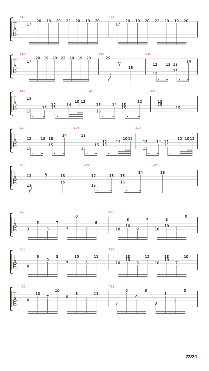 Hungarian Rhapsody No 2吉他谱