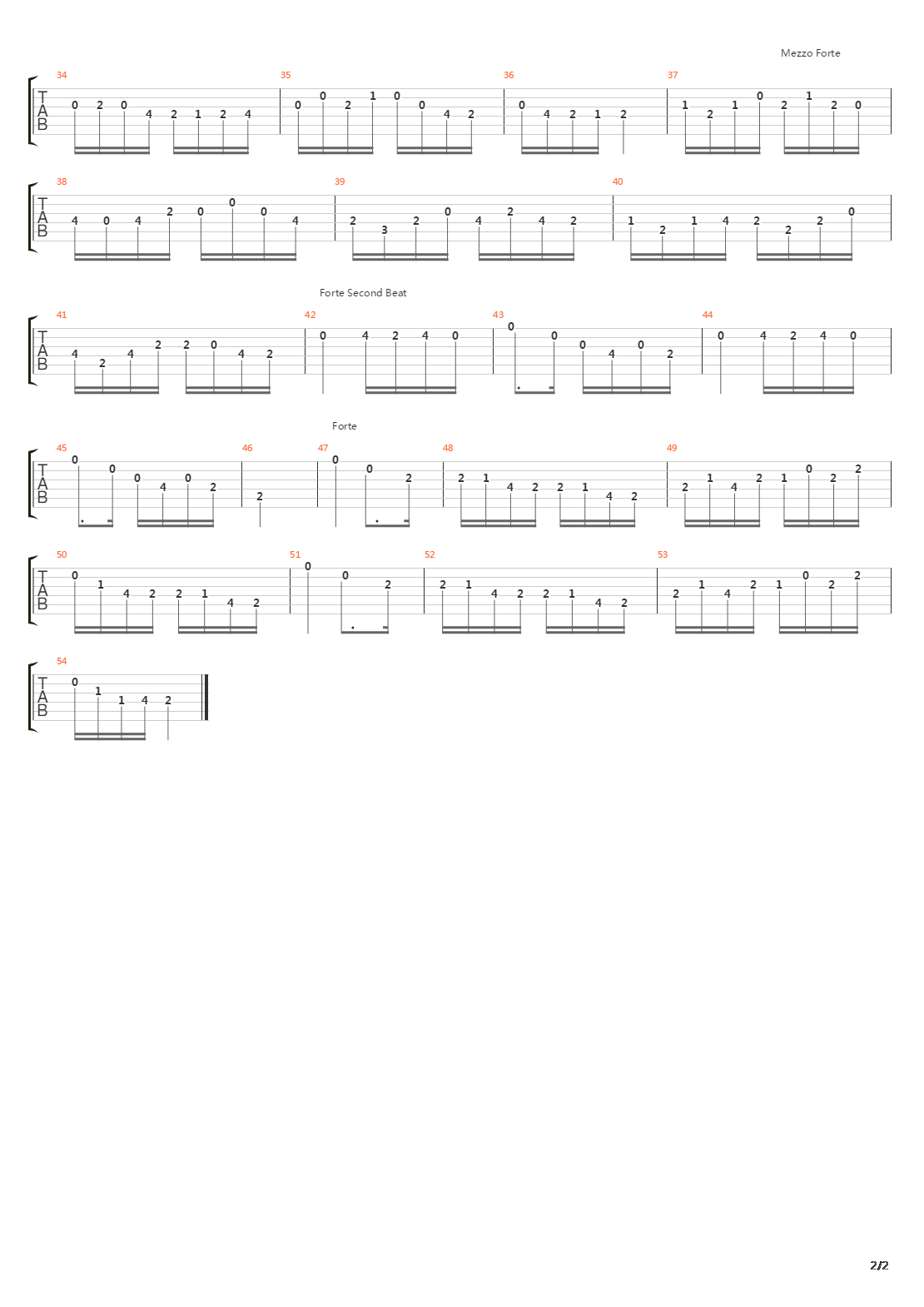 Rondo吉他谱