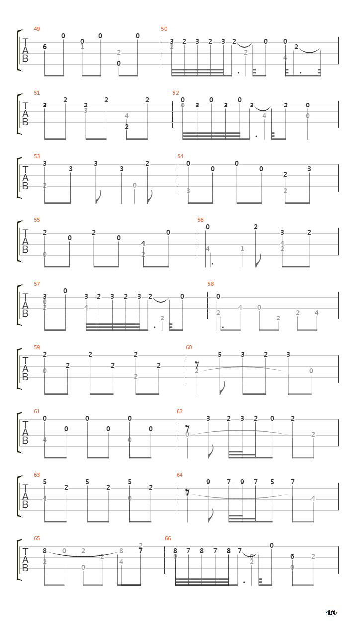 Gavotte Et Sarabande吉他谱