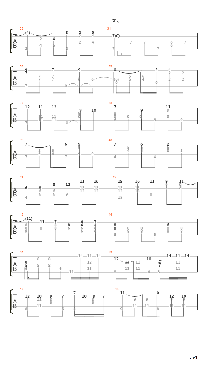 Concert For Piano And Orchestra Mov 2吉他谱