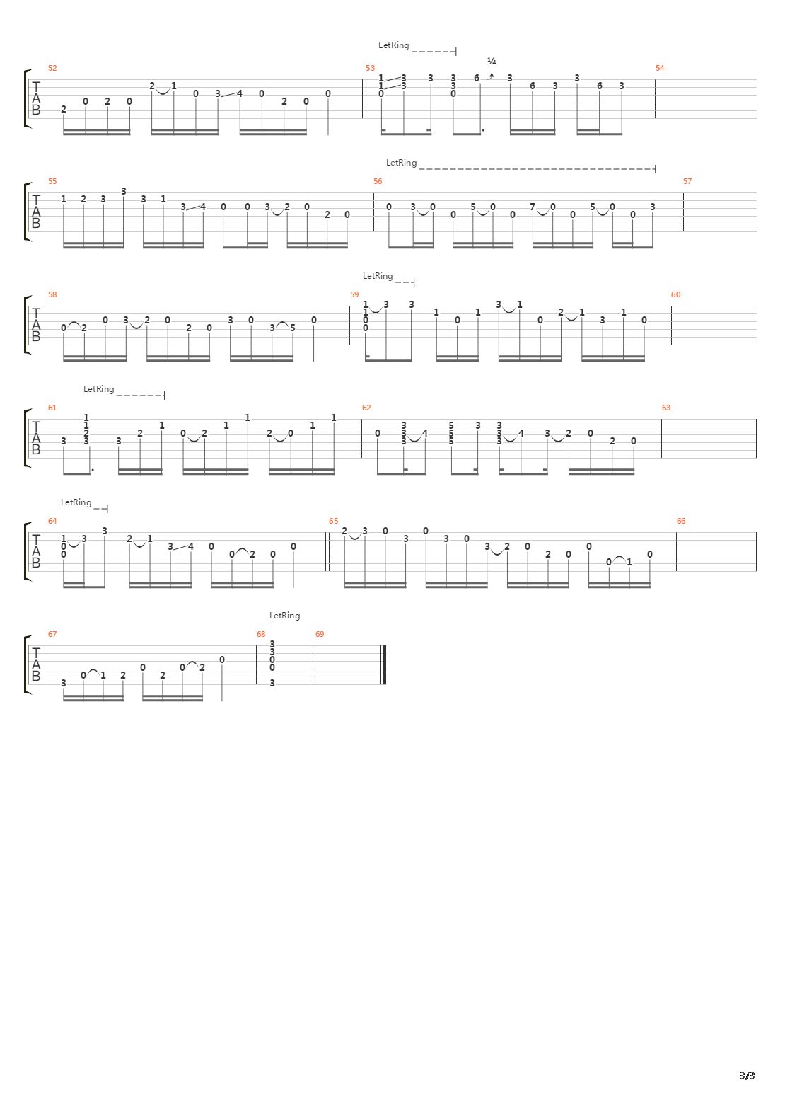 Salt Creek吉他谱