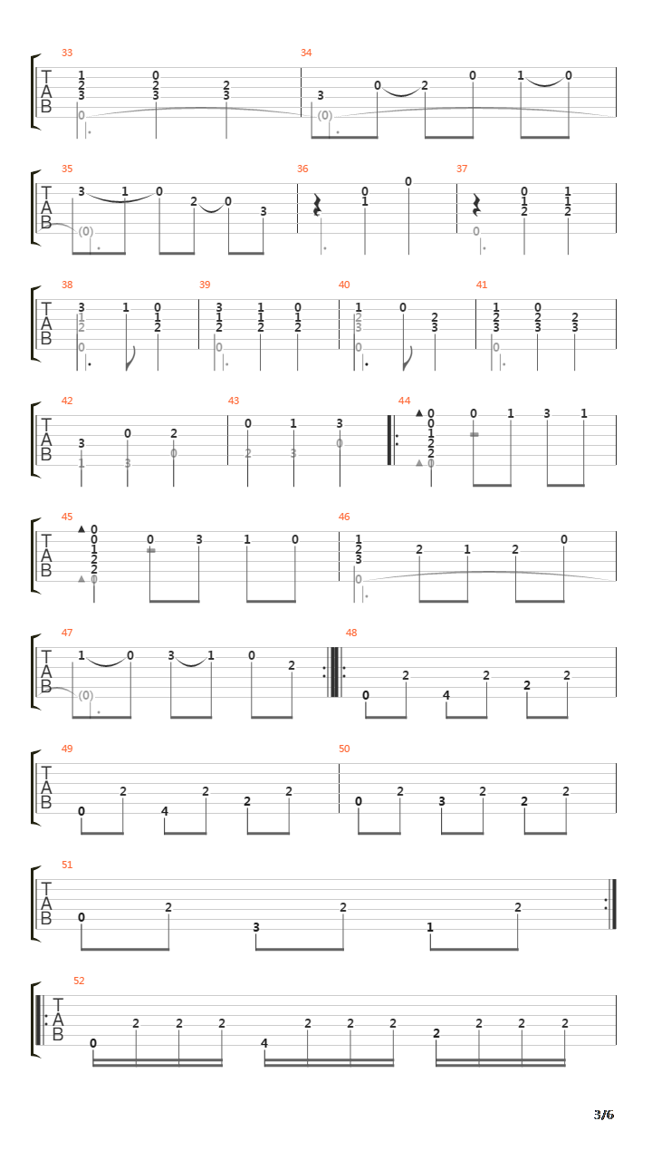 Malaguena吉他谱