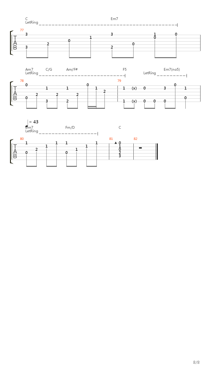 すこしずつ吉他谱