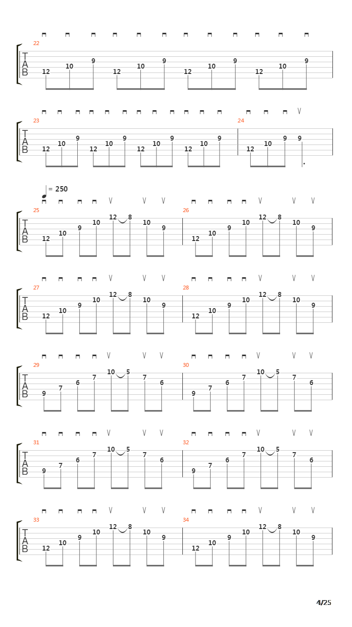 扫拨练习 - Basic Sweep Picking Exercises And Warm Ups吉他谱