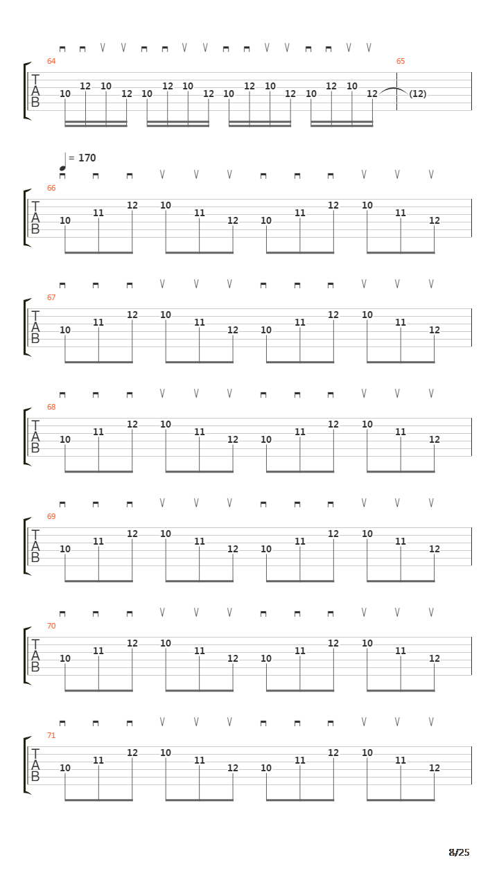 扫拨练习 - Basic Sweep Picking Exercises And Warm Ups吉他谱