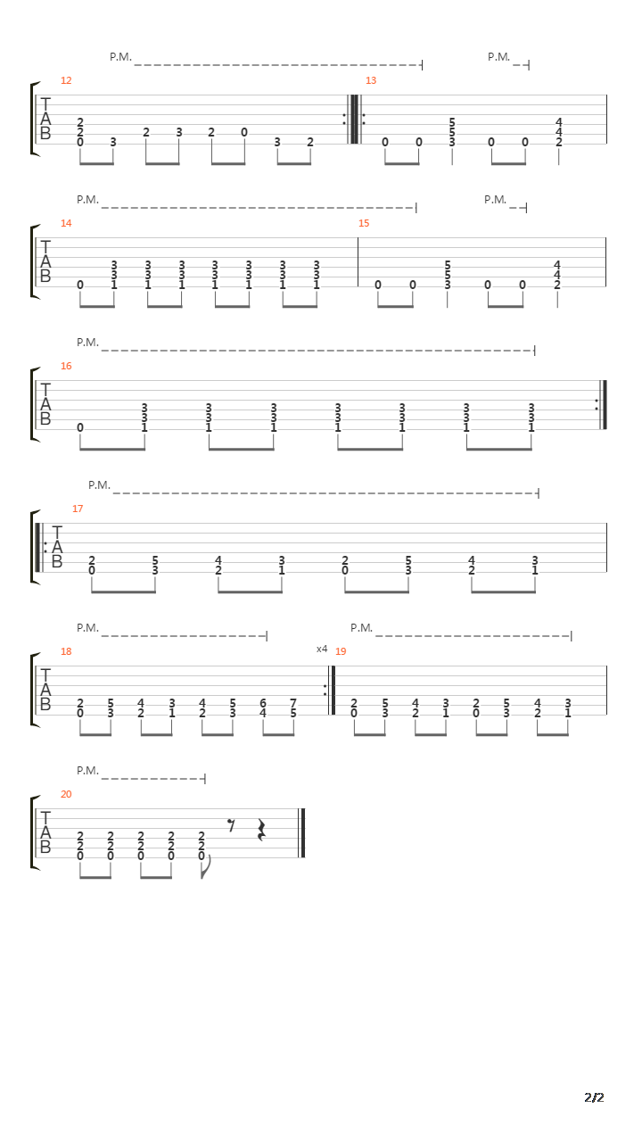 金属练习 - Heavy Metal Riffs 11吉他谱