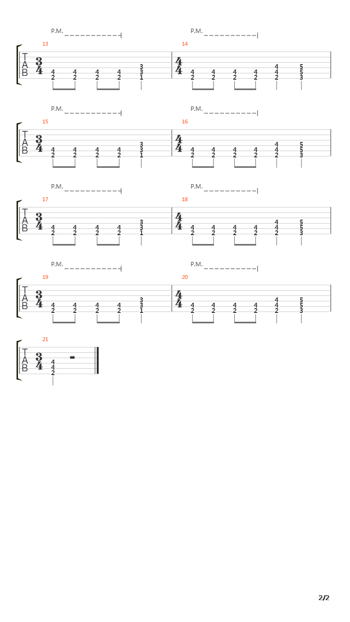 金属练习 - Heavy Metal Riffs 18吉他谱