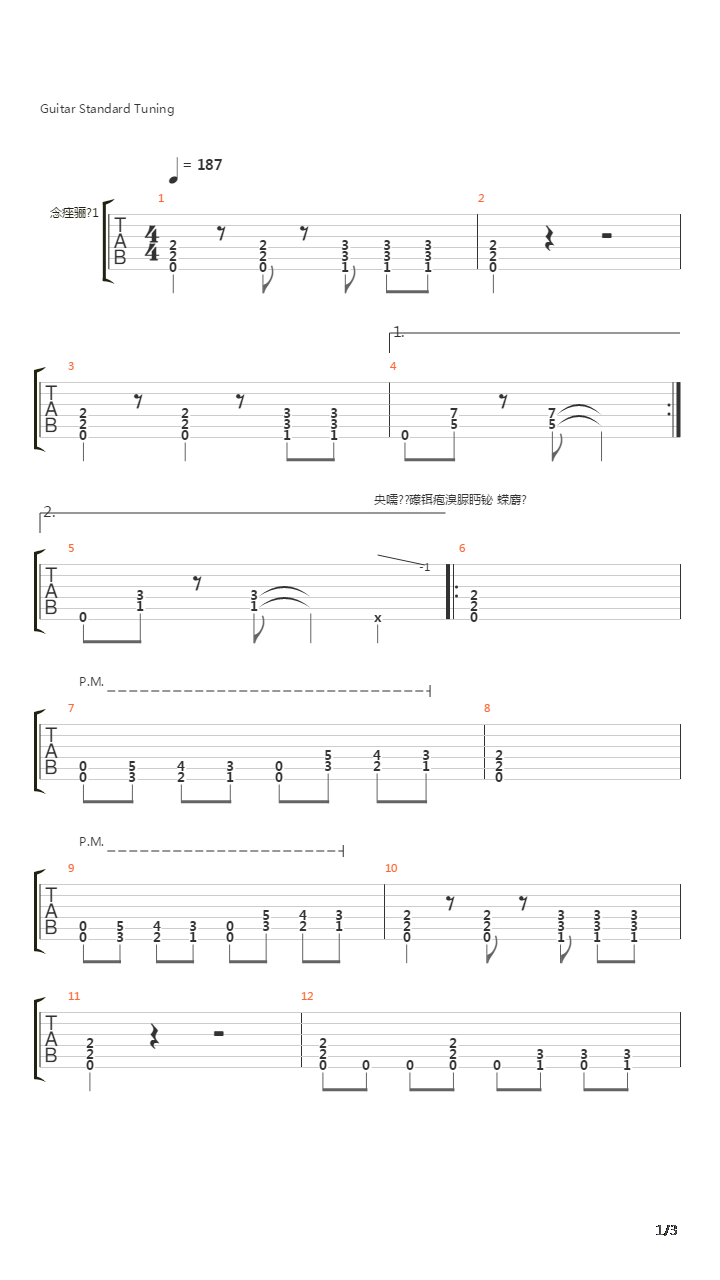 金属练习 - Heavy Metal Riffs 28吉他谱