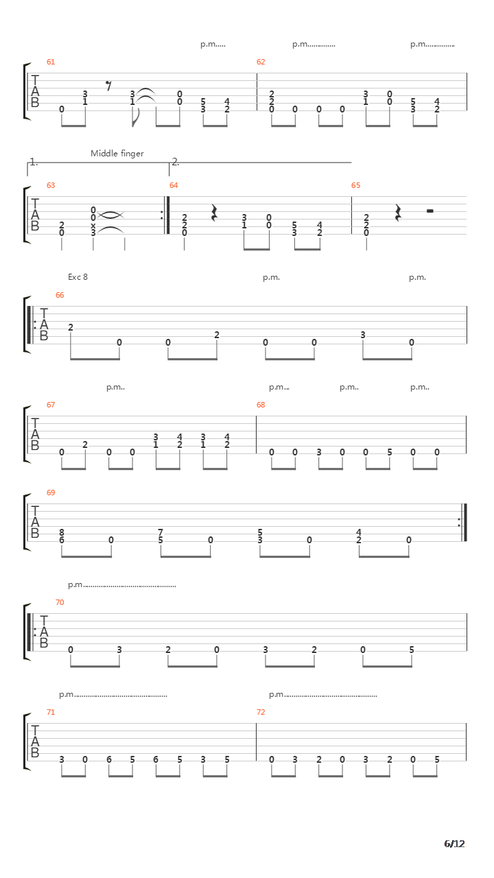 金属练习 - Rhythm Guitar 1st Lesson吉他谱