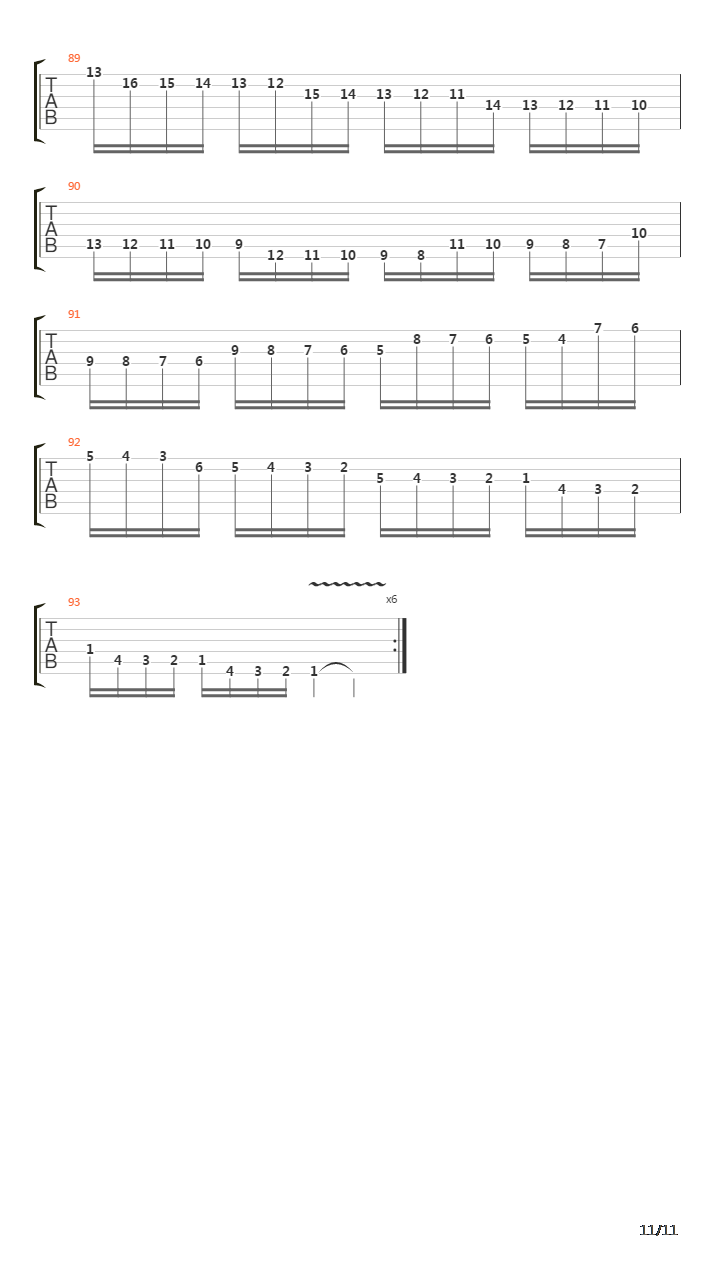 金属练习 - String Jump吉他谱