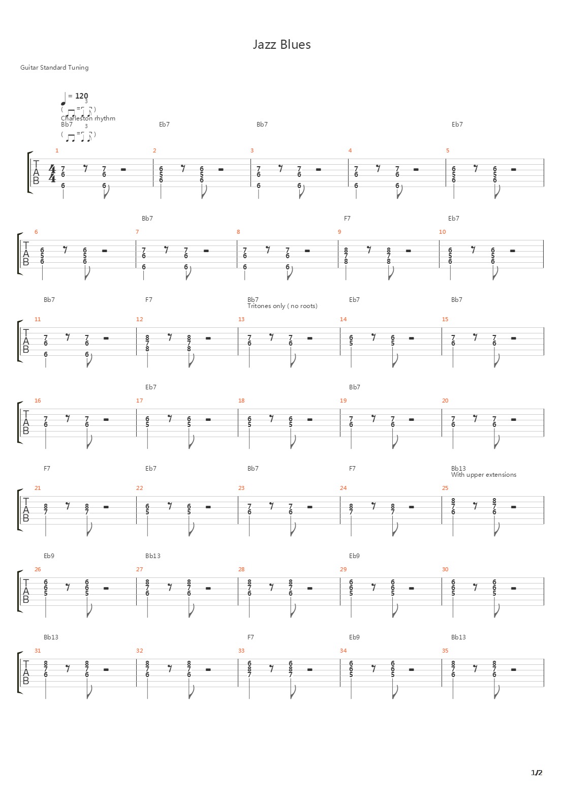 爵士练习(jazz) - Chords By John Scofield吉他谱