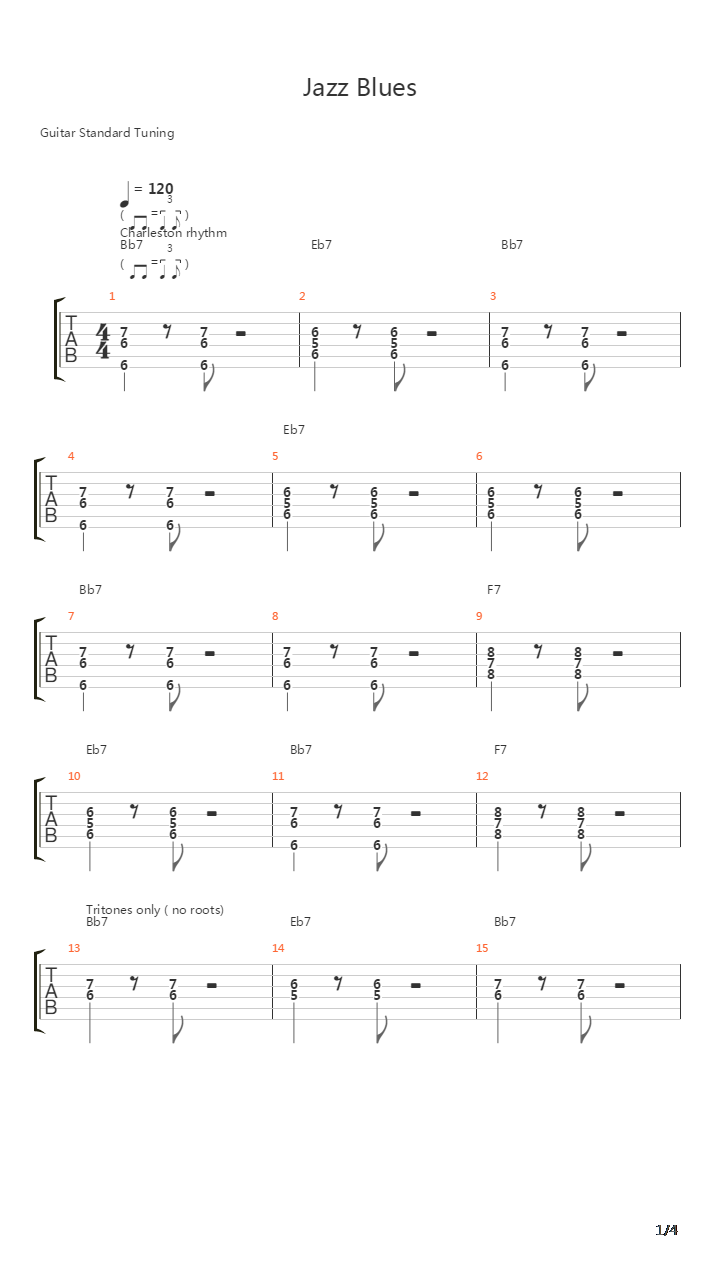 爵士练习(jazz) - Chords By John Scofield吉他谱
