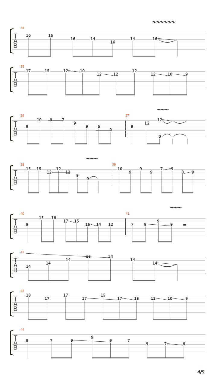 布鲁斯练习 - Blues Licks - Blues Licks From Arlen Roth吉他谱