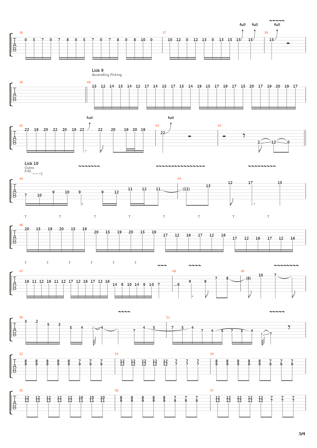 10 Shredding Exercises Em吉他谱