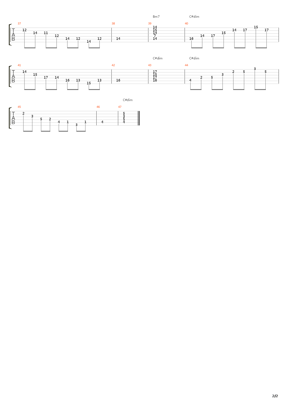 C Form Arpeggios Harmonized吉他谱