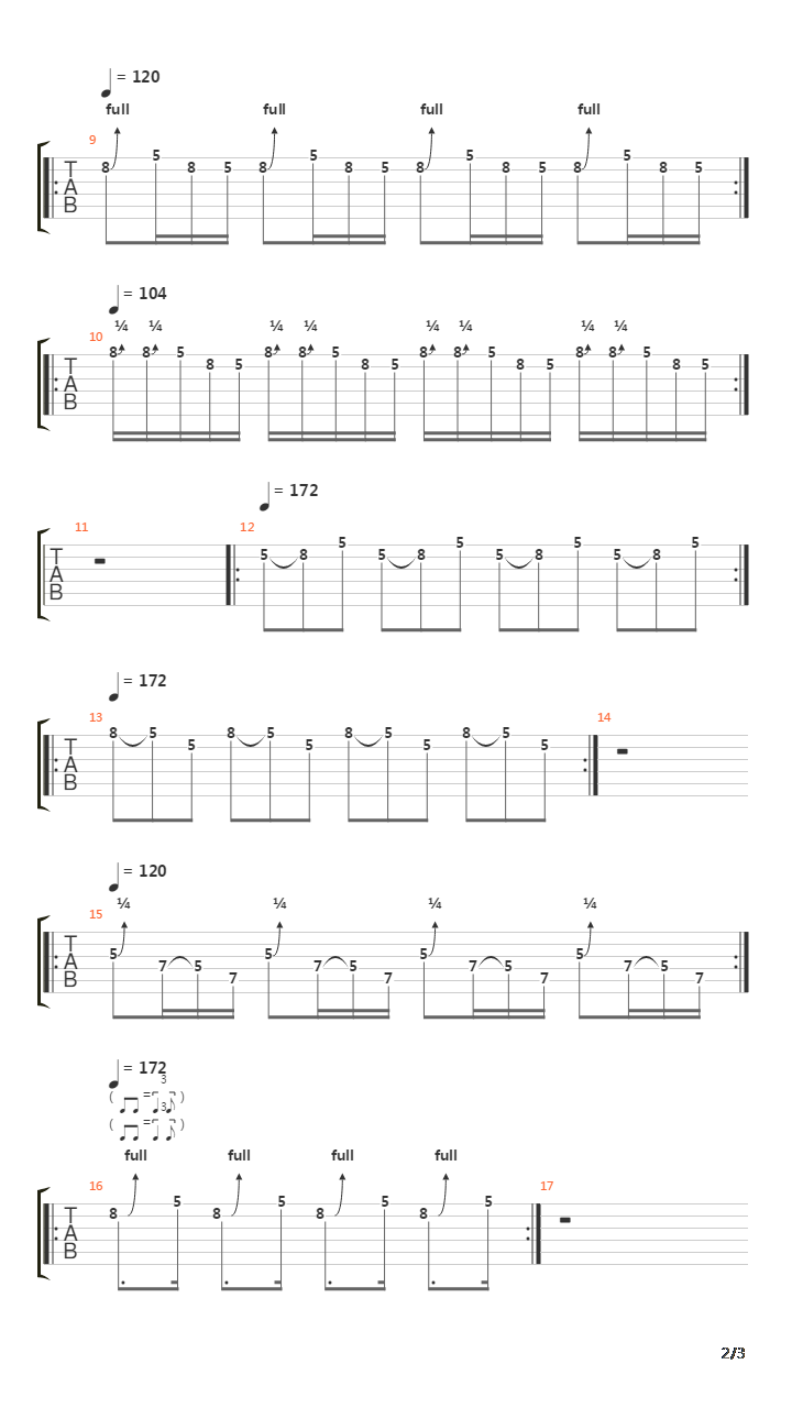 音阶练习 - Classic Repeating Licks Two吉他谱