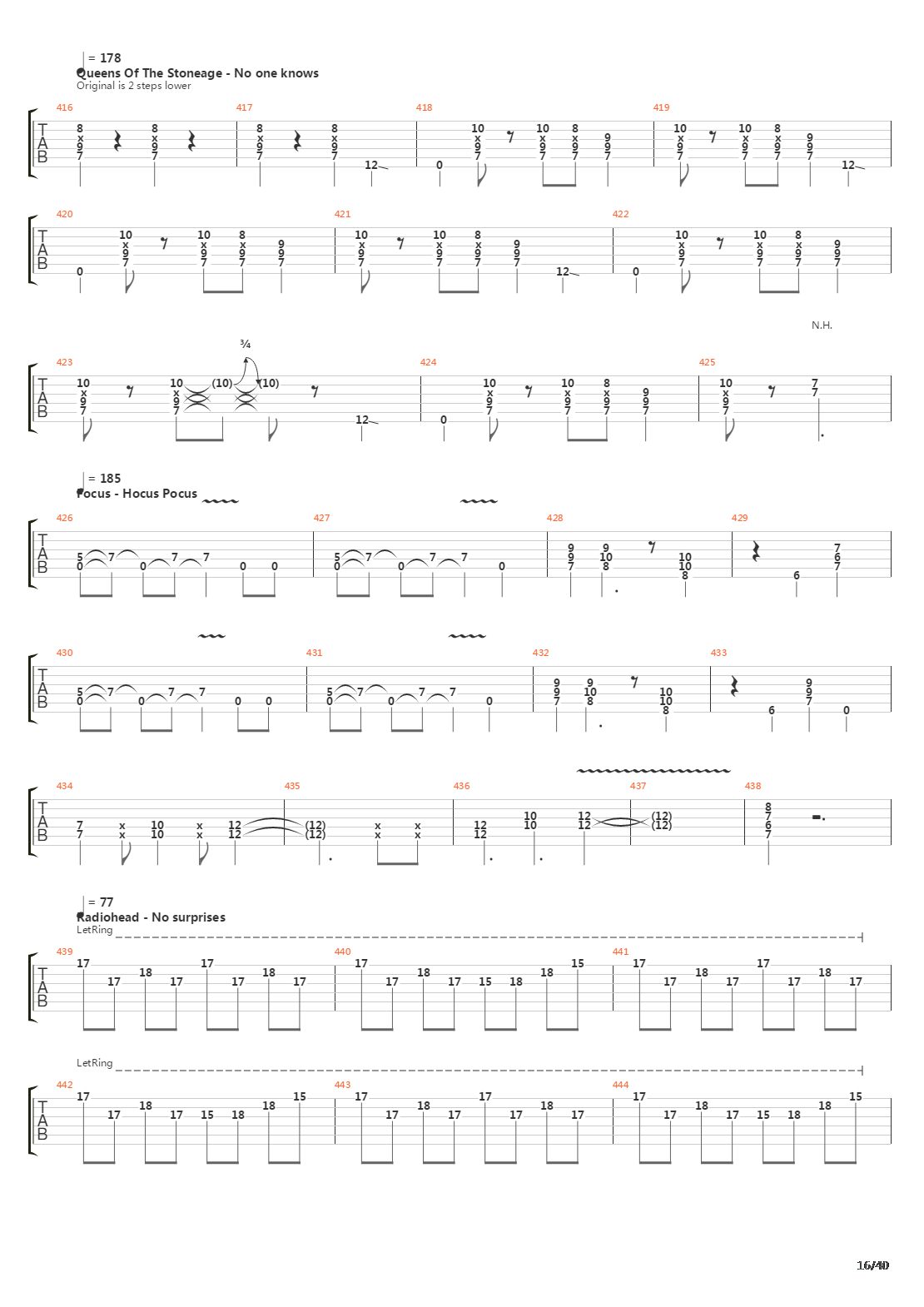 101 Guitar Riffs Made Slightly Easier吉他谱