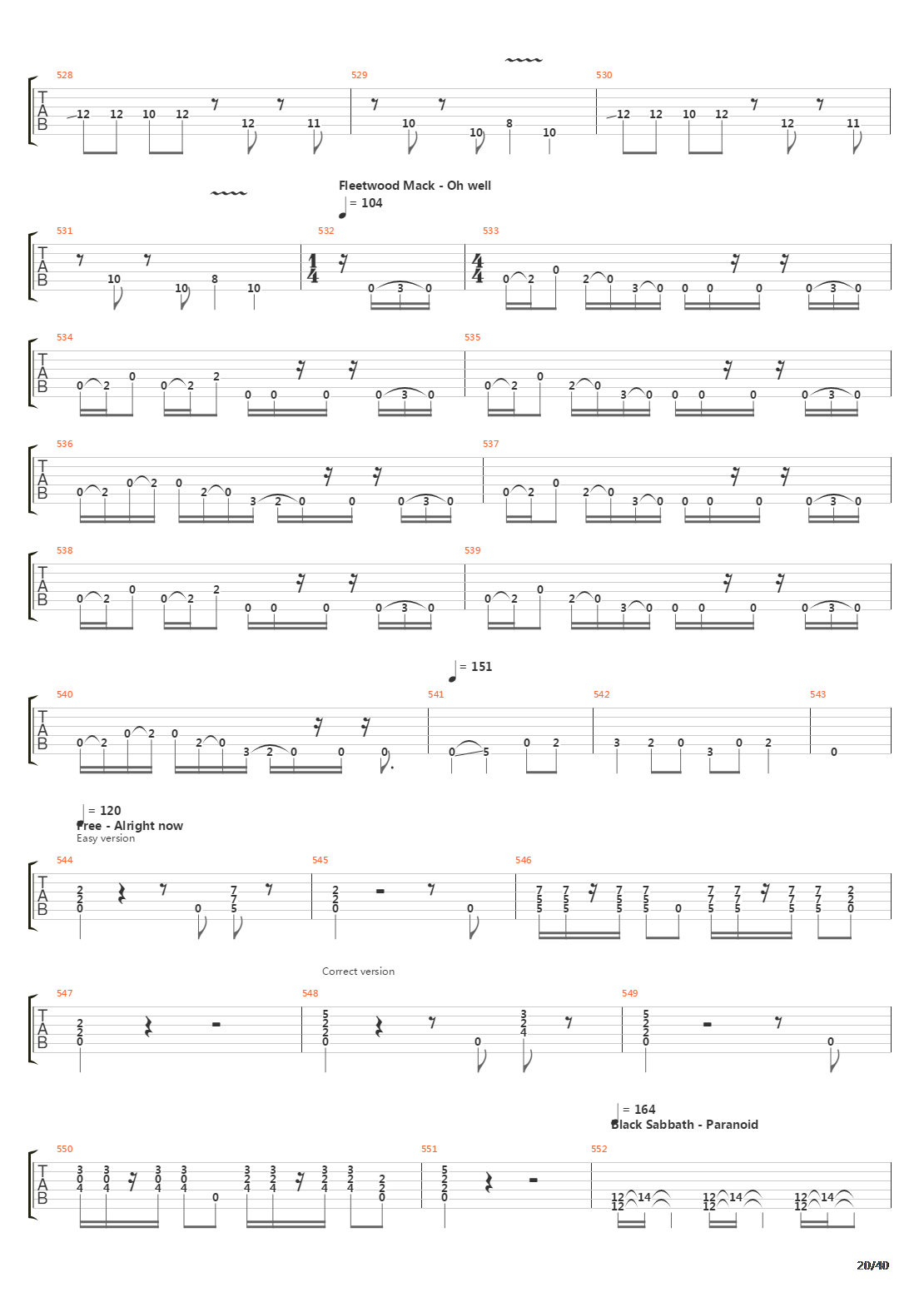 101 Guitar Riffs Made Slightly Easier吉他谱