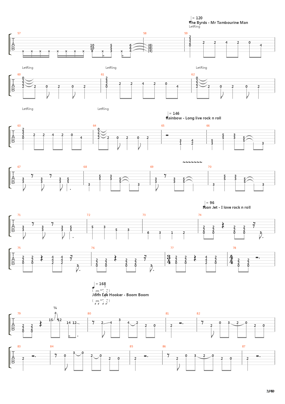 101 Guitar Riffs Made Slightly Easier吉他谱