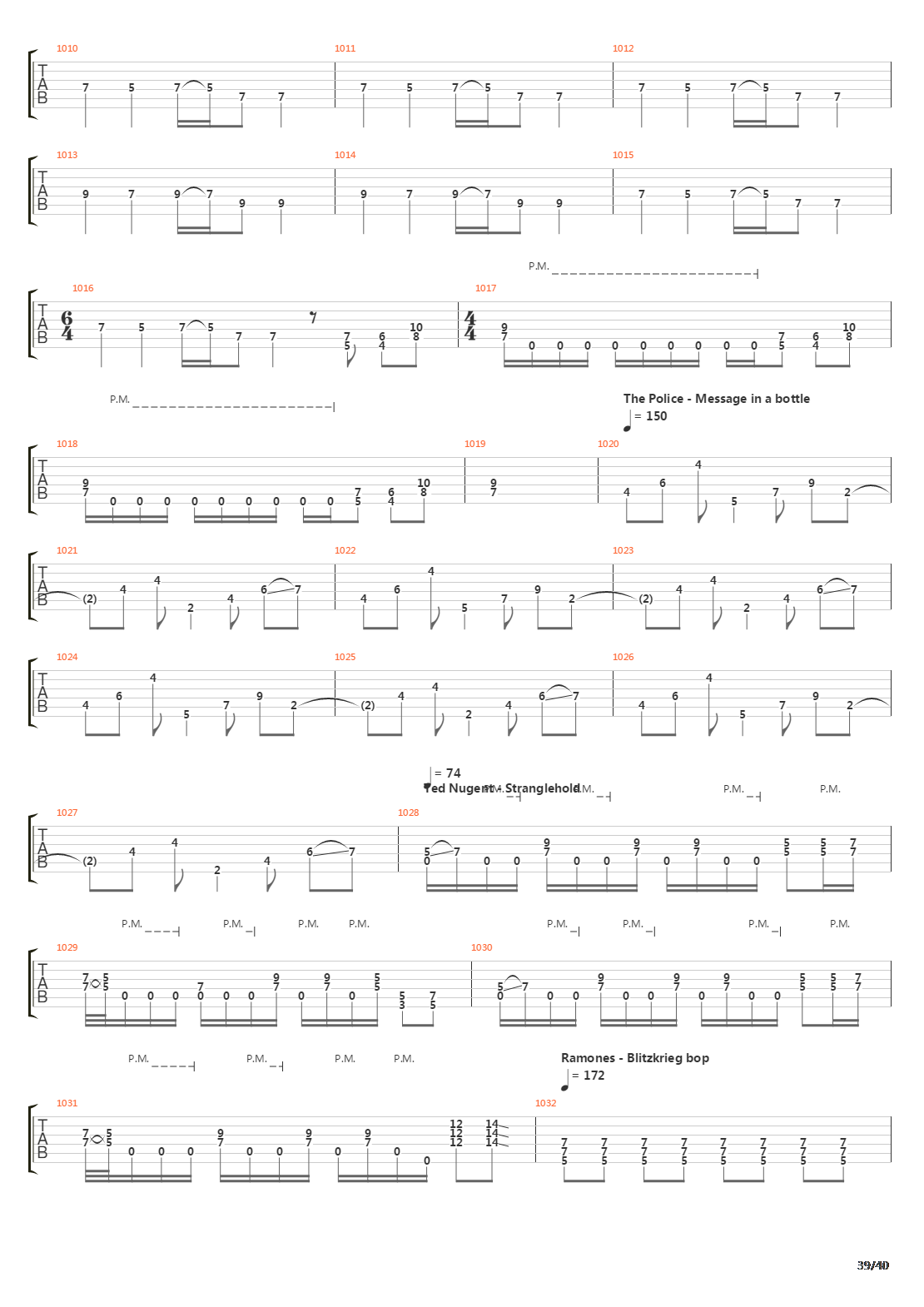 101 Guitar Riffs Made Slightly Easier吉他谱