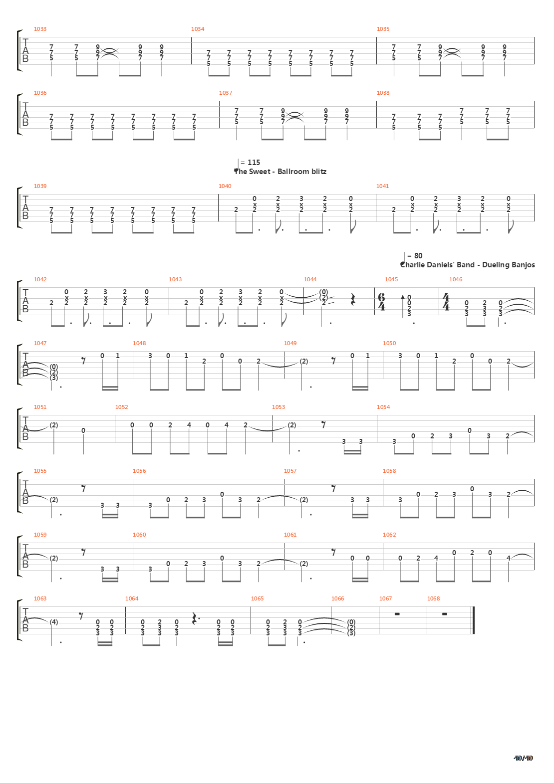 101 Guitar Riffs Made Slightly Easier吉他谱