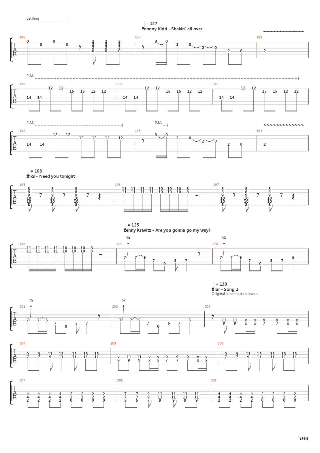 101 Guitar Riffs Made Slightly Easier吉他谱