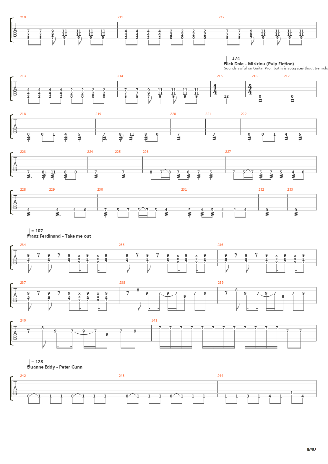 101 Guitar Riffs Made Slightly Easier吉他谱