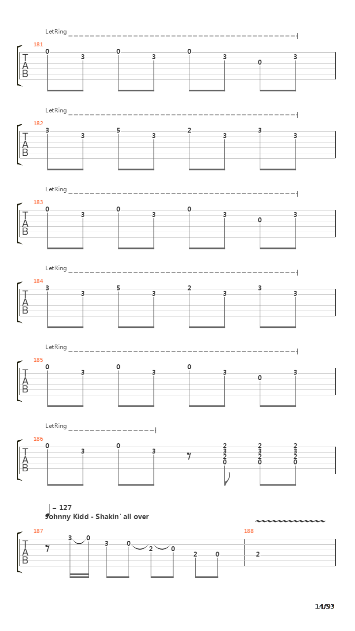 101 Guitar Riffs Made Slightly Easier吉他谱