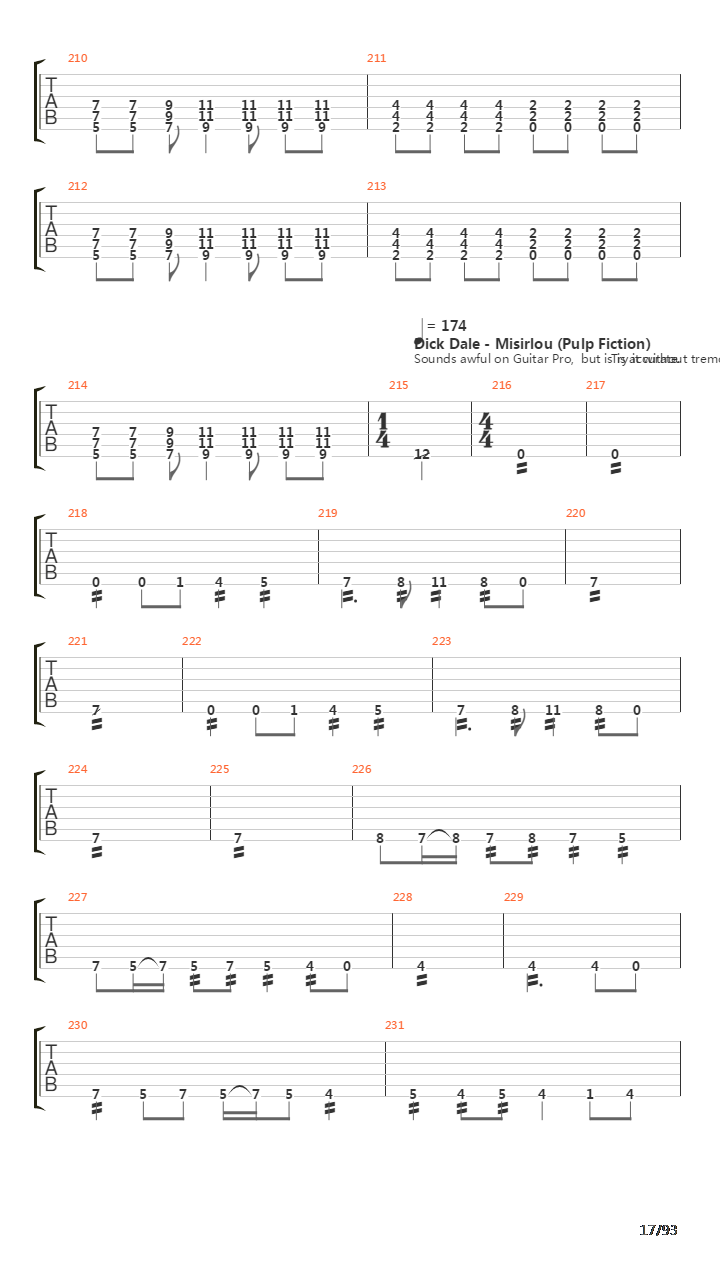 101 Guitar Riffs Made Slightly Easier吉他谱