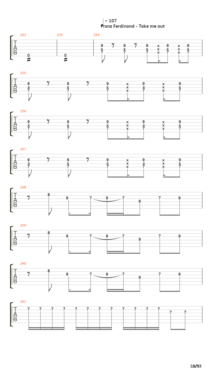 101 Guitar Riffs Made Slightly Easier吉他谱