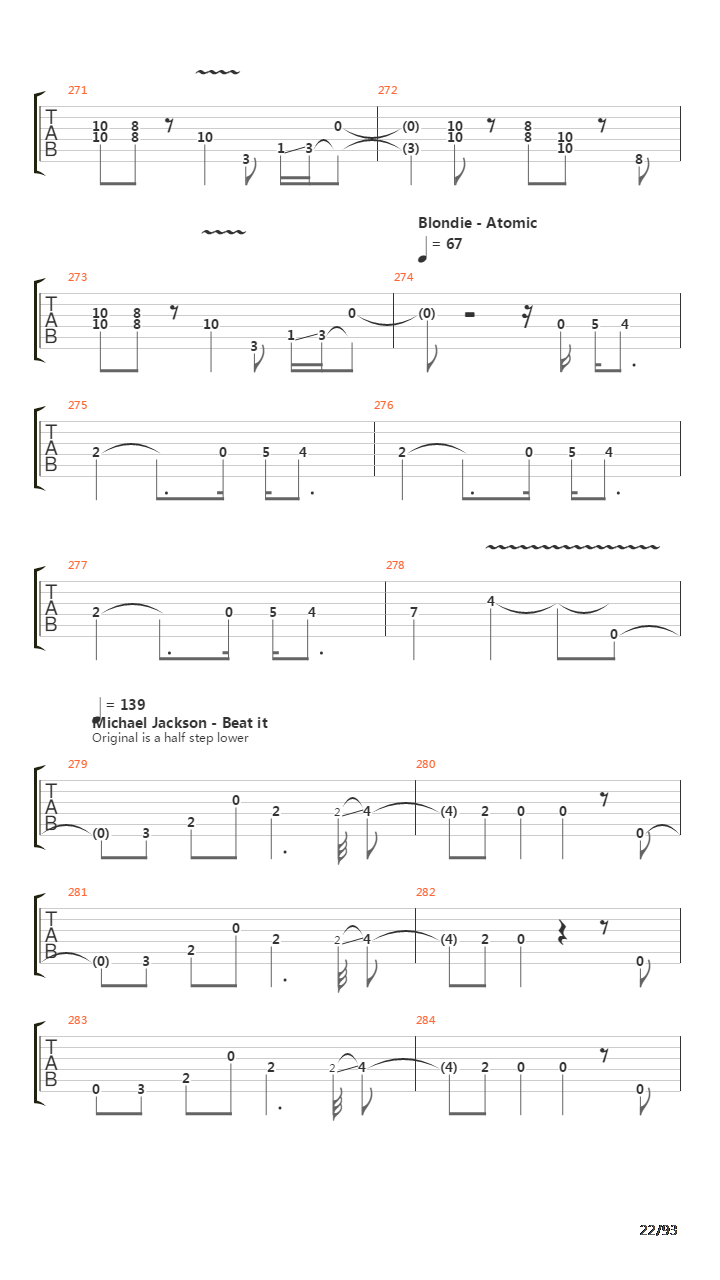 101 Guitar Riffs Made Slightly Easier吉他谱