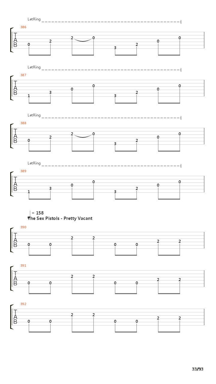 101 Guitar Riffs Made Slightly Easier吉他谱