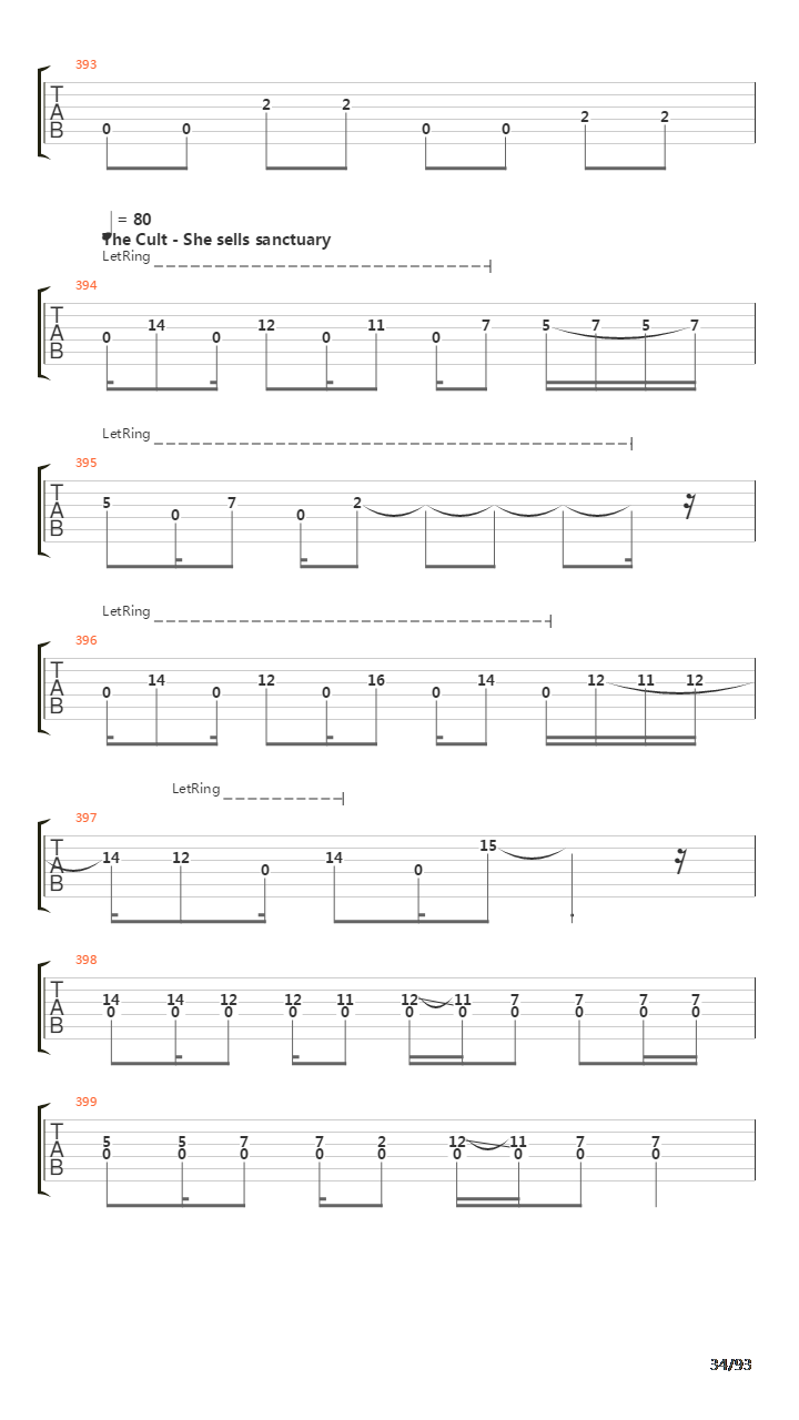 101 Guitar Riffs Made Slightly Easier吉他谱