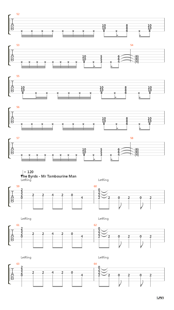 101 Guitar Riffs Made Slightly Easier吉他谱