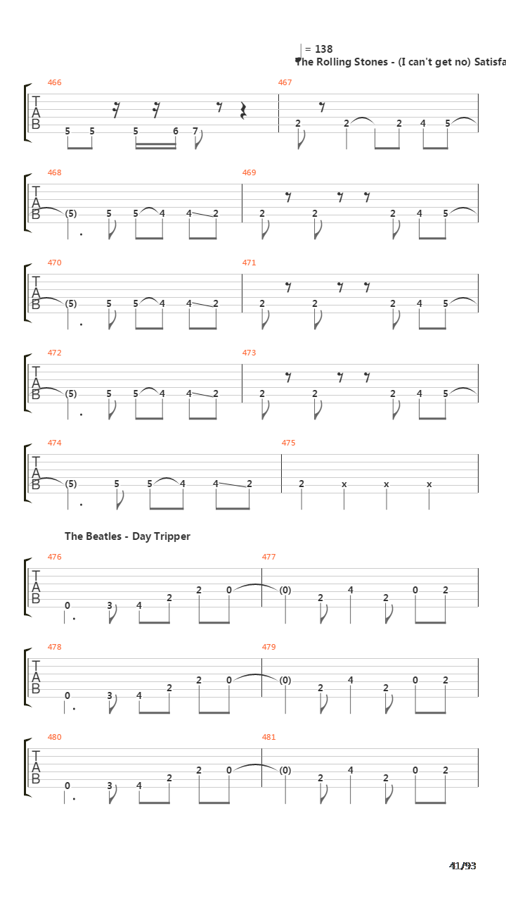 101 Guitar Riffs Made Slightly Easier吉他谱