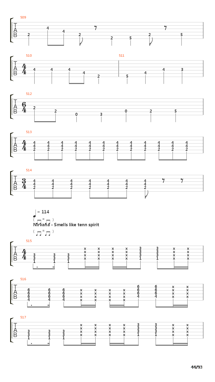 101 Guitar Riffs Made Slightly Easier吉他谱