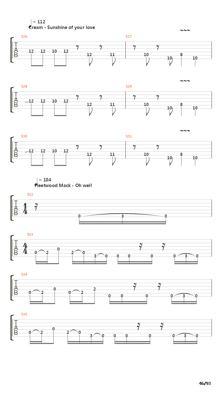 101 Guitar Riffs Made Slightly Easier吉他谱