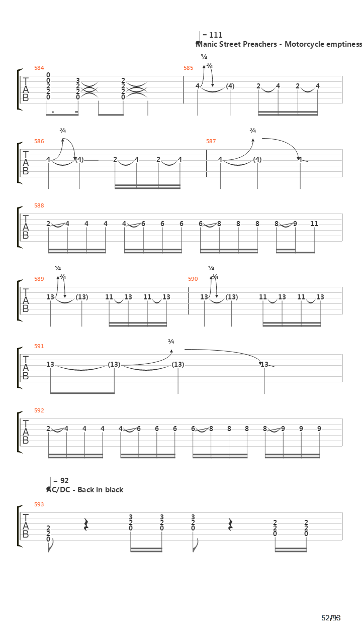 101 Guitar Riffs Made Slightly Easier吉他谱