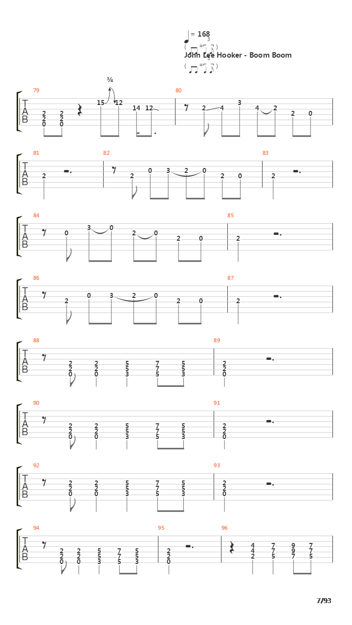 101 Guitar Riffs Made Slightly Easier吉他谱