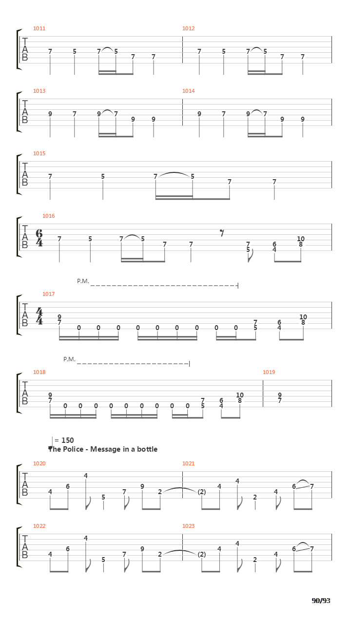 101 Guitar Riffs Made Slightly Easier吉他谱