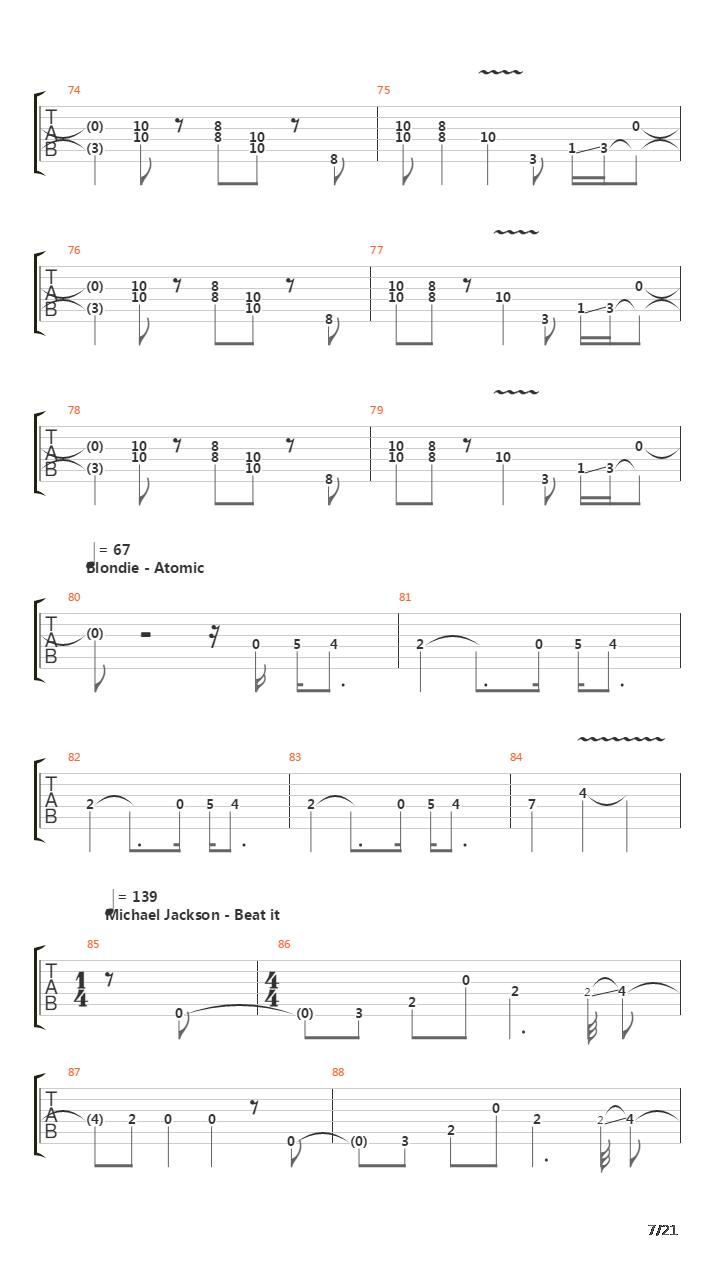 101 Guitar Riffs Made Slightly Easier Part 2吉他谱