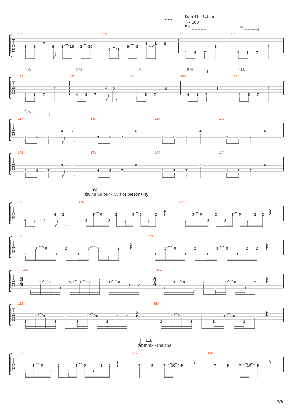 101 Guitar Riffs Made Slightly Easier Part 5吉他谱