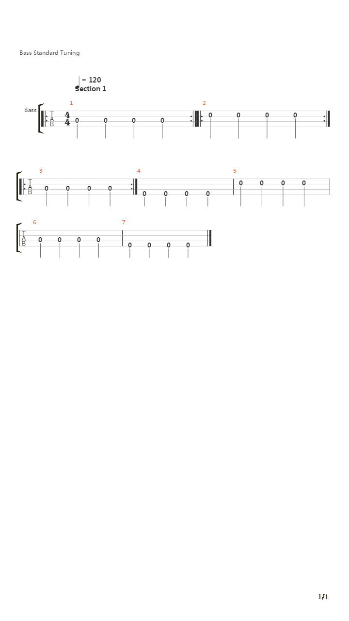 Progressive Bass Guitar Lesson 2吉他谱