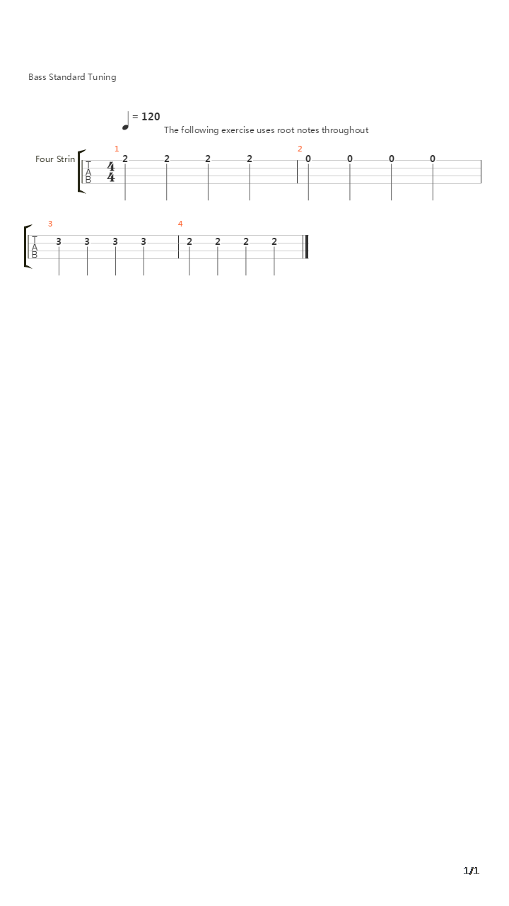 Progressive Bass Guitar Lesson 3吉他谱