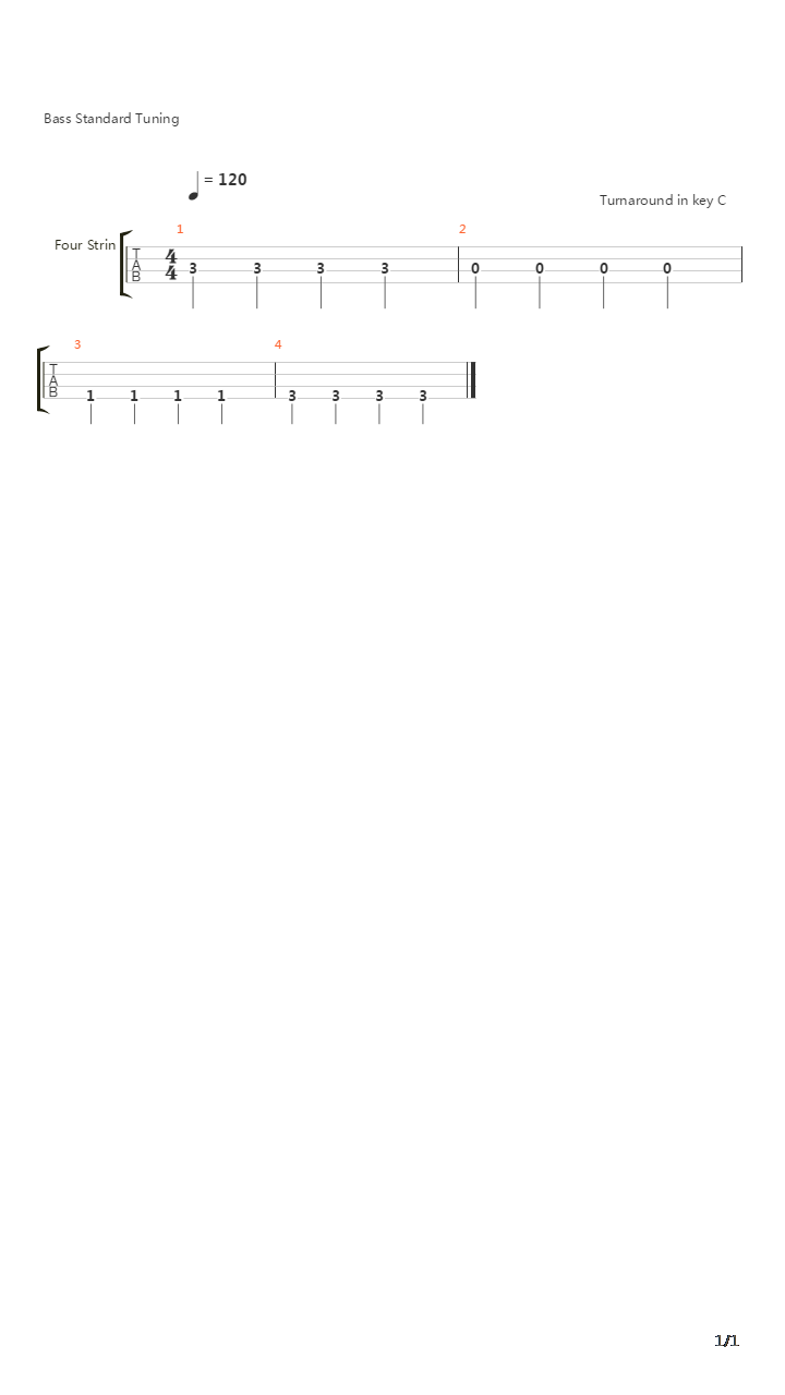 Progressive Bass Guitar Lesson 7吉他谱