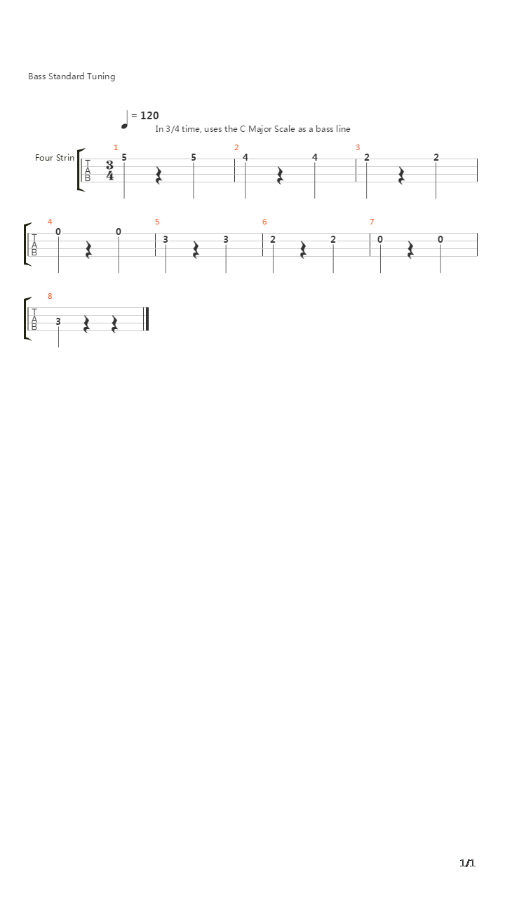 Progressive Bass Guitar Lesson 14吉他谱